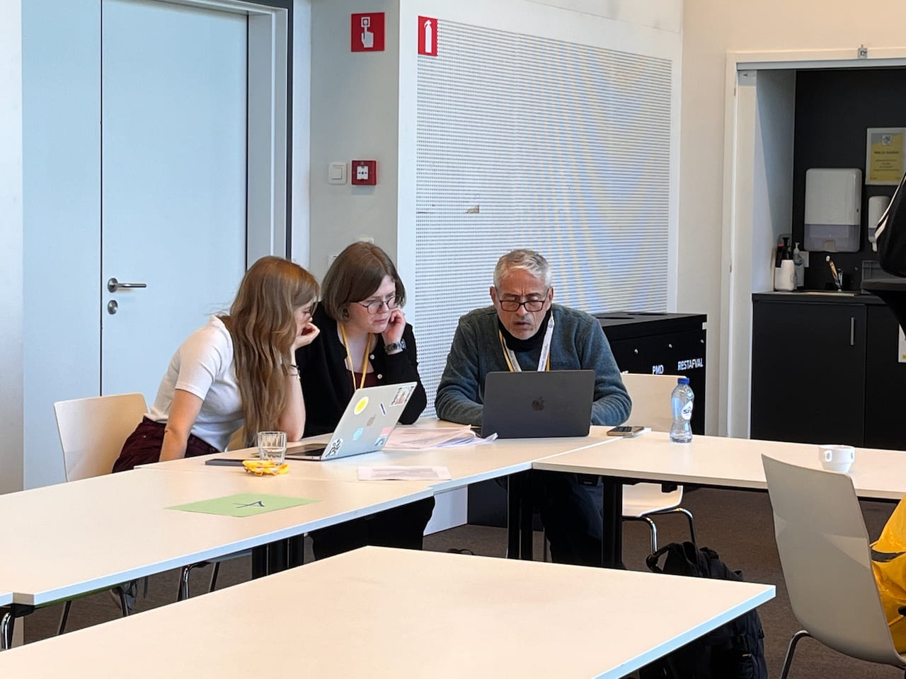 Participants worked in small groups using the online version of the Self-Assessment tool.