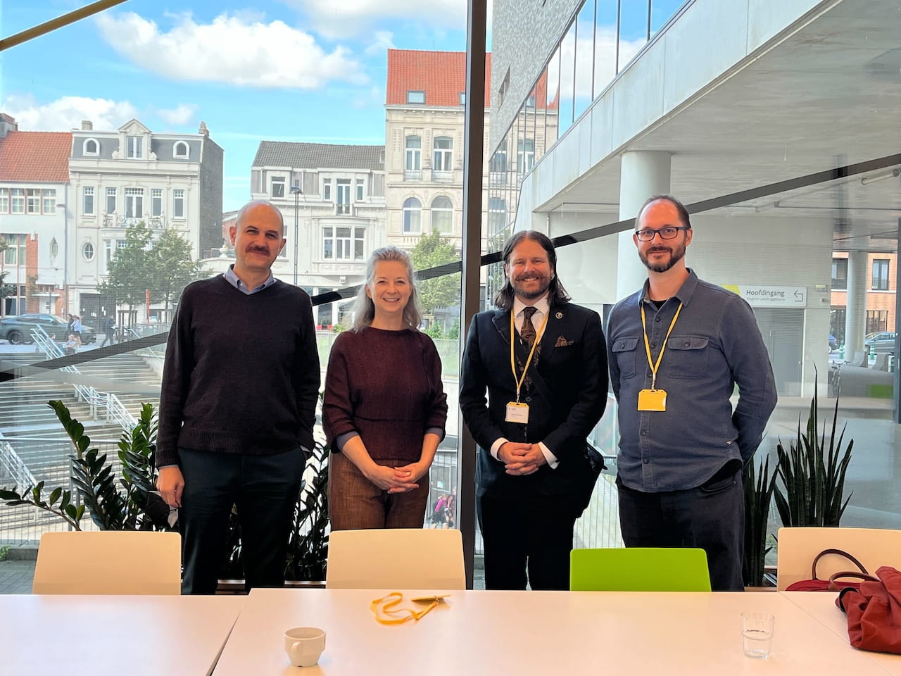 Embedding Team Members Jonathan, Angela, Thib, and Scott at a workshop at iPRES2024 in Ghent, Belgium.