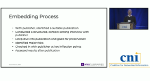 Lightening Talk at CNI Fall 2024 Membership Meeting